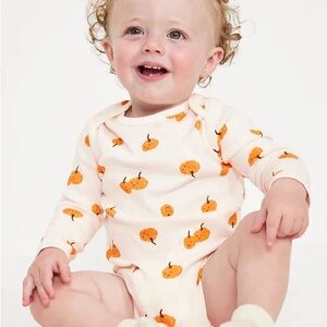 4/$20 🌱 Pumpkin Print Long Sleeve Onesie 18-24M